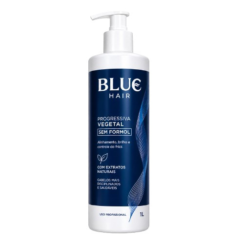 Frasco da progressiva vegetal sem formol BLUE Hair