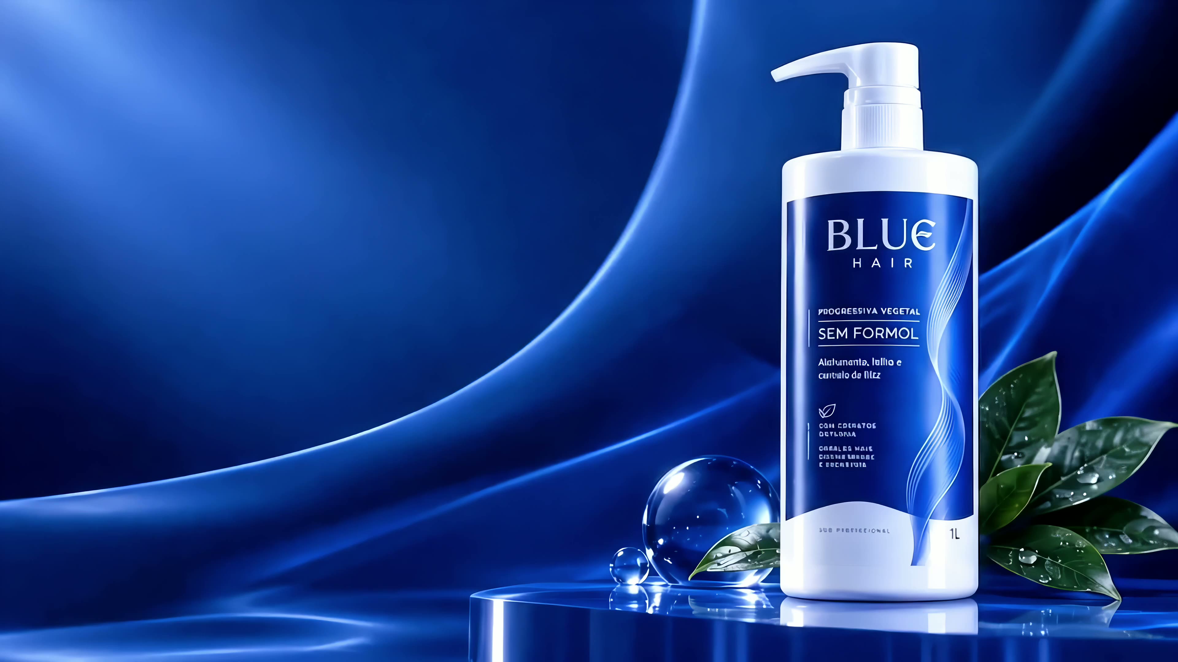 Embalagem BLUE Hair Progressiva Vegetal Sem Formol